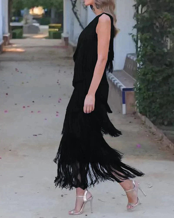 Felicia - Vestido con flecos