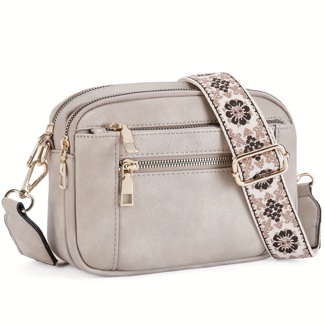 Maria| Bolso Vegano de Cuero Cruzado