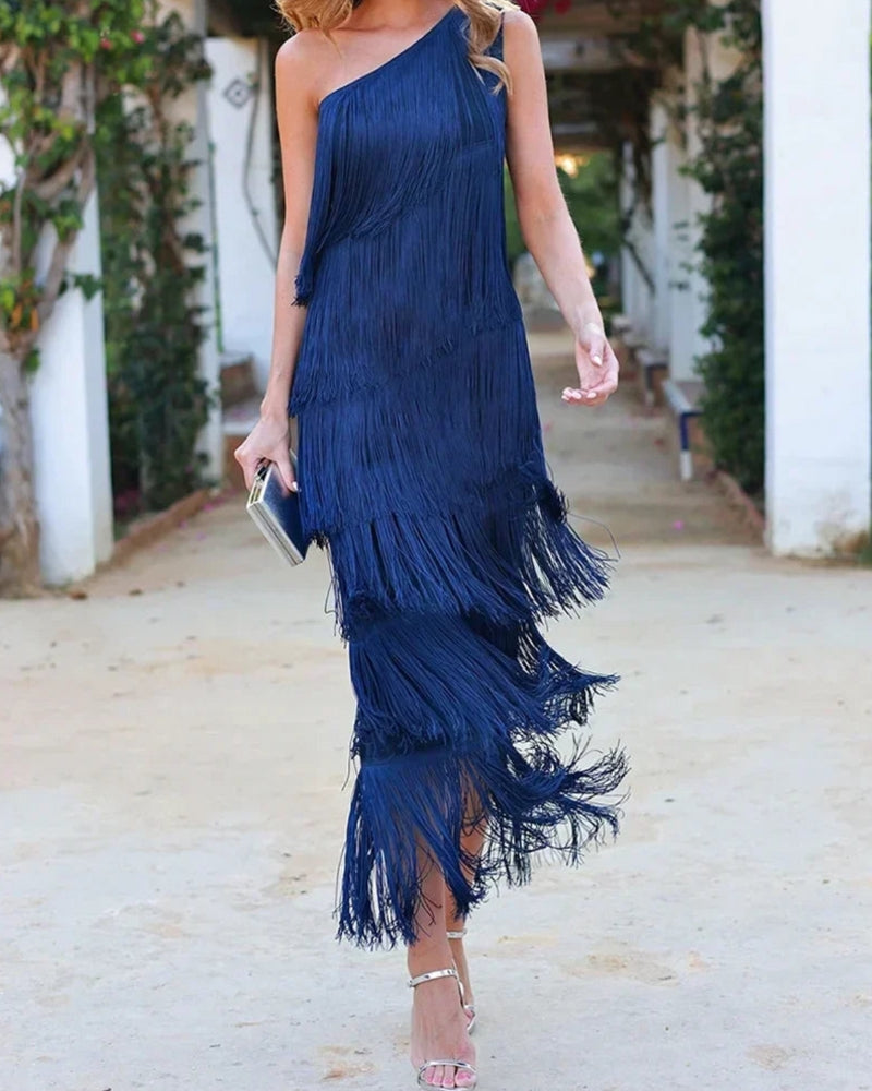 Felicia - Vestido con flecos