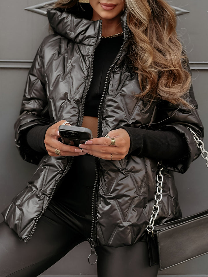 ARIA | Chaqueta de mujer de manga larga con capucha