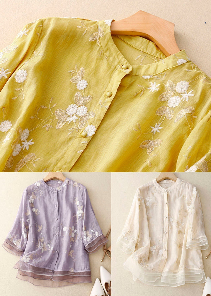 ELOISE™ | BLUSA FLORAL EN TEJIDO LIGERO