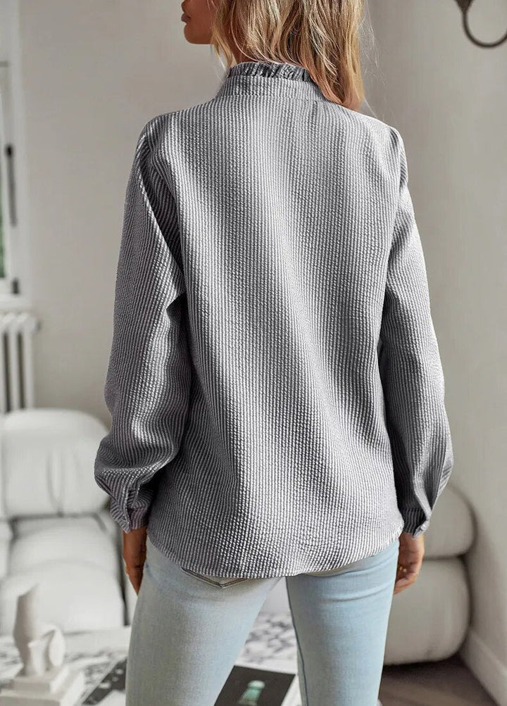 Aurora - Camisa de Manga Larga con Volantes