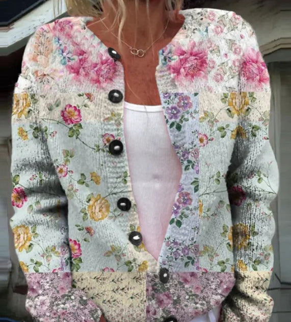 Zita™ | CÁRDIGAN FLORAL ELEGANTE