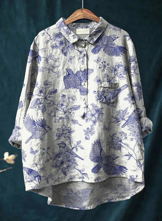 Elise™ | Camisa clásica con estampado floral