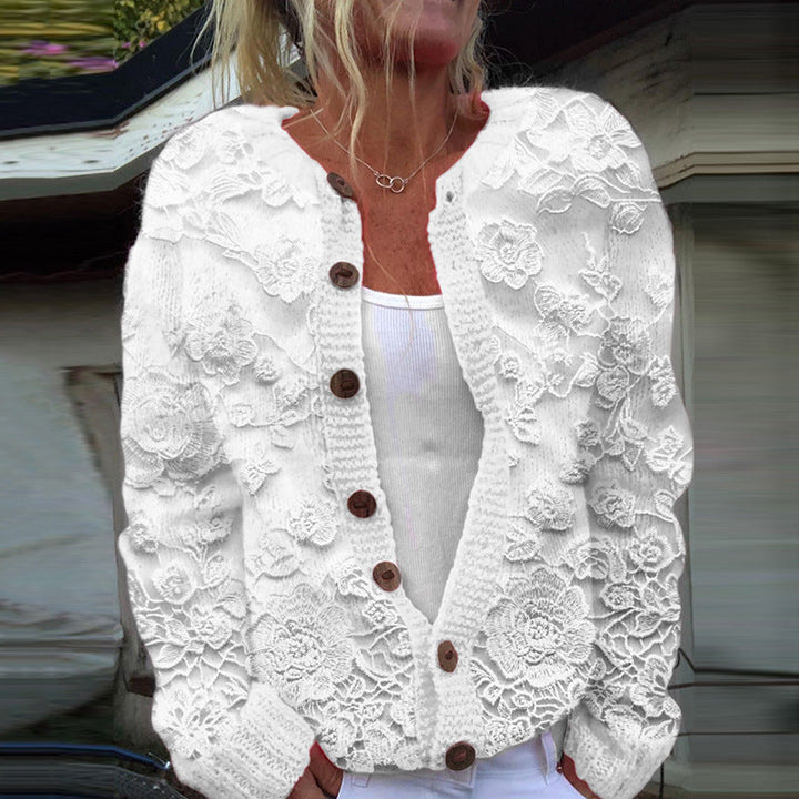 Zita™ | CÁRDIGAN FLORAL ELEGANTE