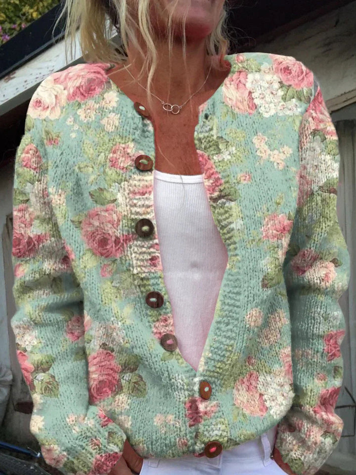 Zita™ | CÁRDIGAN FLORAL ELEGANTE