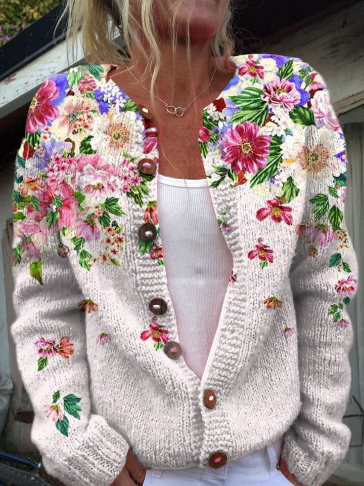 Zita™ | CÁRDIGAN FLORAL ELEGANTE