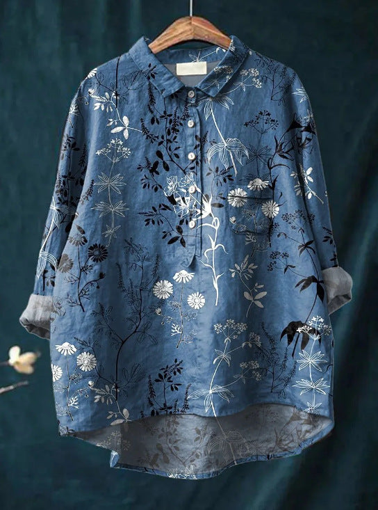 Elise™ | Camisa clásica con estampado floral