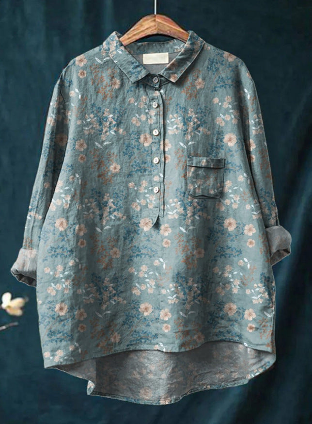 Elise™ | Camisa clásica con estampado floral