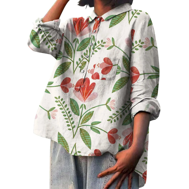 Dora™ | CAMISA FLORAL DE MODA