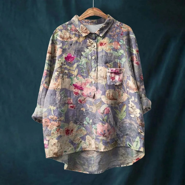 Mariangela™ | CAMISA FLORAL LARGA PARA ESTAR CÓMODA