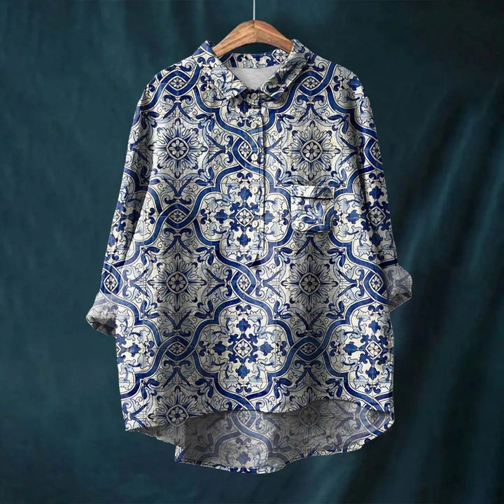 Santina™ | Camisa floral elegante