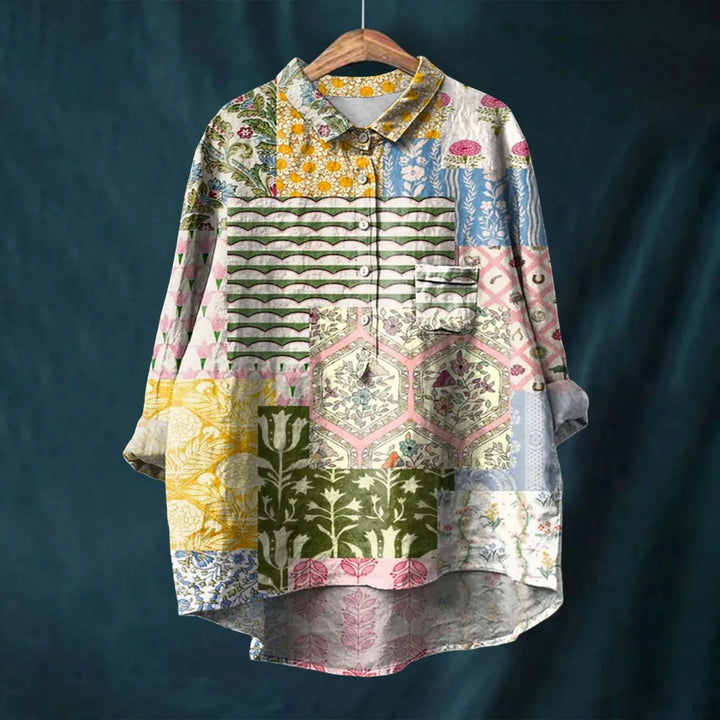 Santina™ | Camisa floral elegante