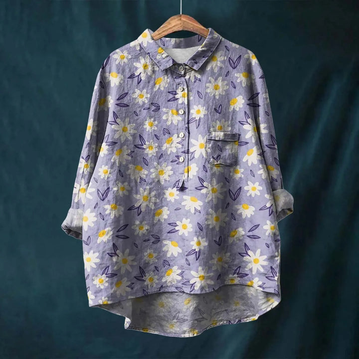 Mariangela™ | CAMISA FLORAL LARGA PARA ESTAR CÓMODA