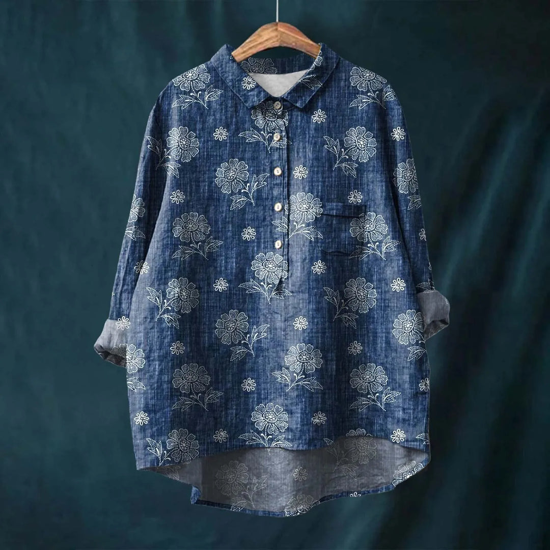 Mariangela™ | CAMISA FLORAL LARGA PARA ESTAR CÓMODA
