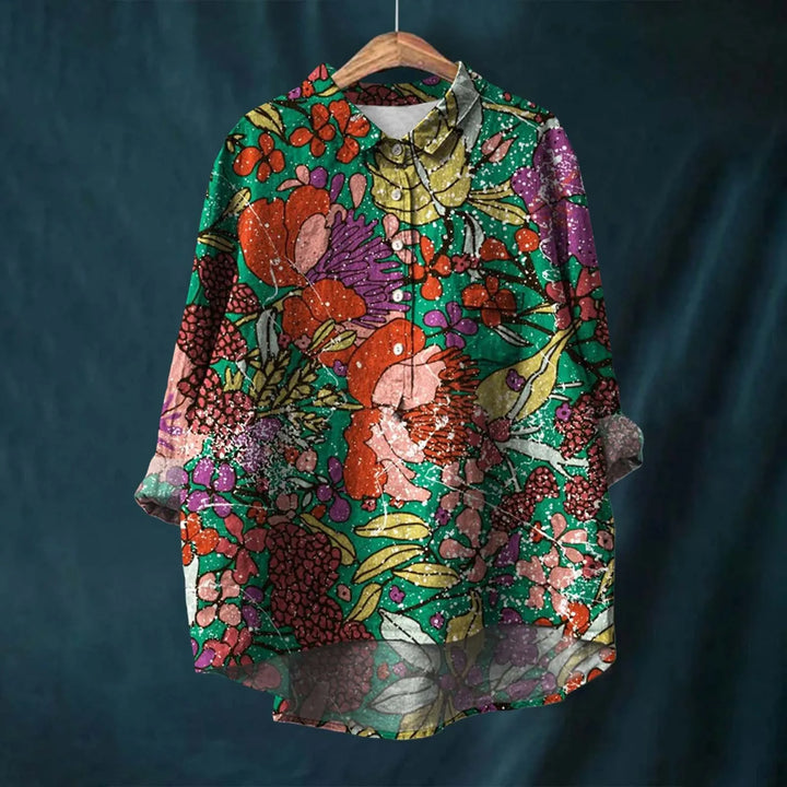 Mariangela™ | CAMISA FLORAL LARGA PARA ESTAR CÓMODA