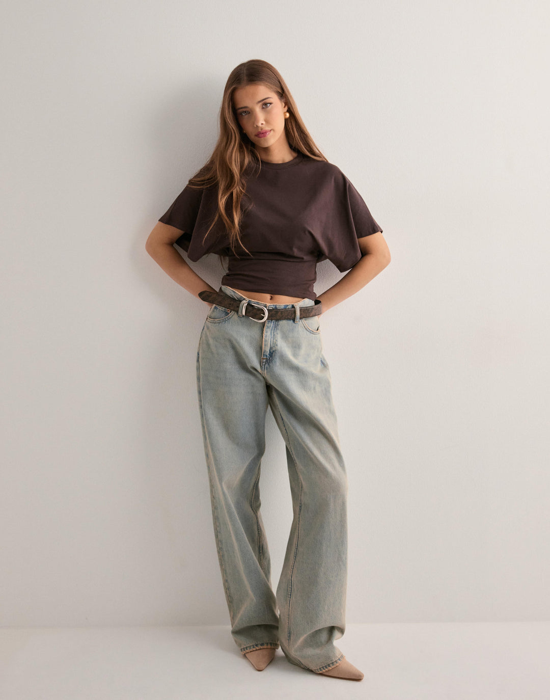 Zara™ | Camiseta de Manga Ancha