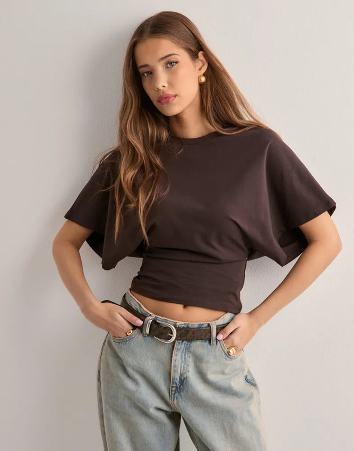 Zara™ | Camiseta de Manga Ancha