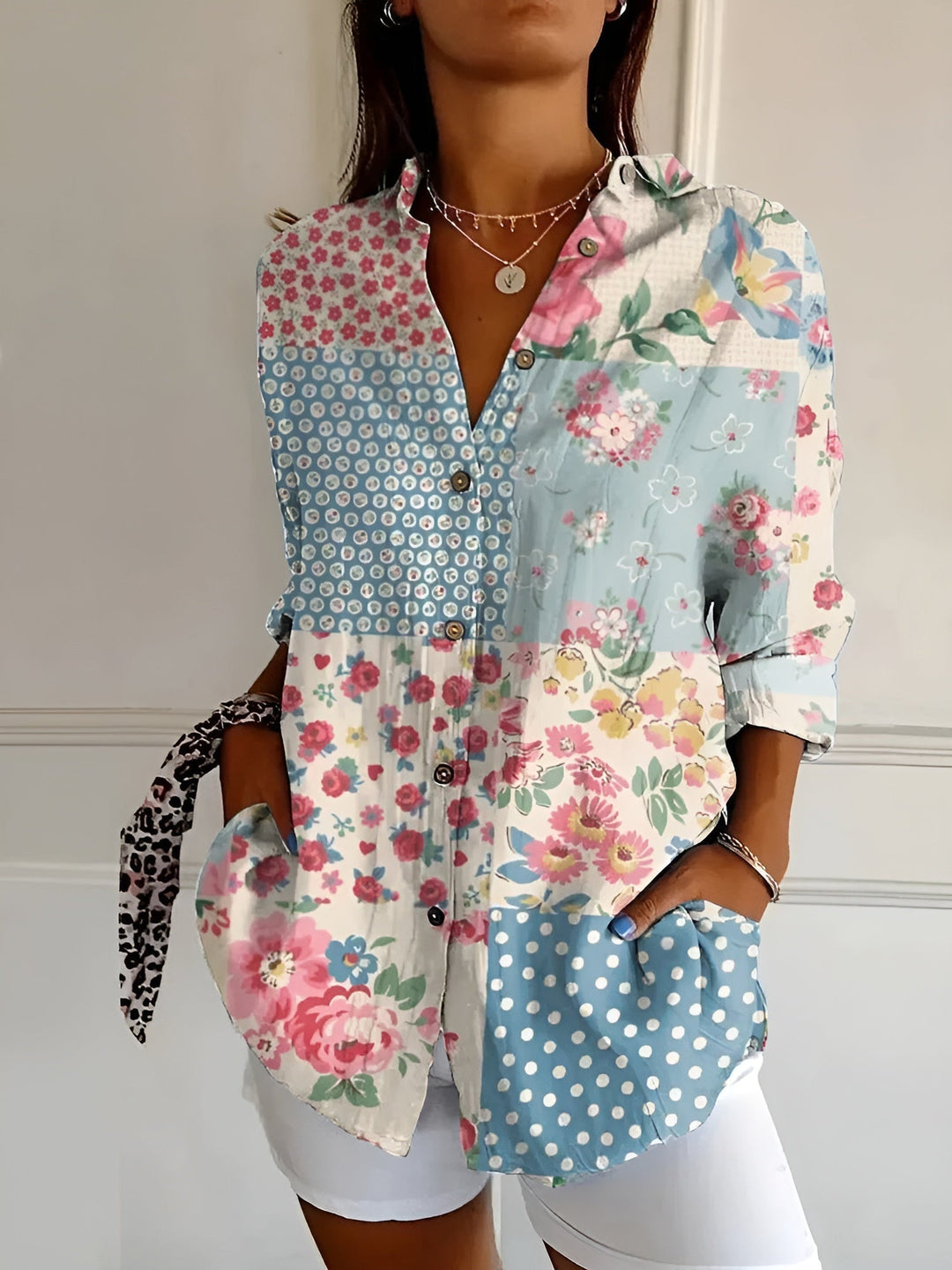 Roberta™ | CAMISA FLORAL RELAX FIT PERFECTA PARA CADA OCASIÓN