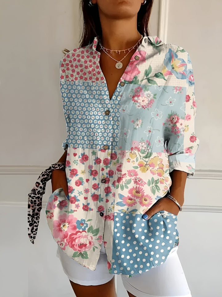 Roberta™ | CAMISA FLORAL RELAX FIT PERFECTA PARA CADA OCASIÓN