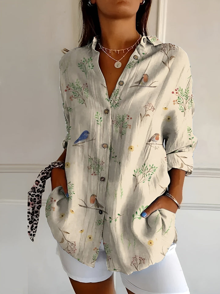 Roberta™ | CAMISA FLORAL RELAX FIT PERFECTA PARA CADA OCASIÓN