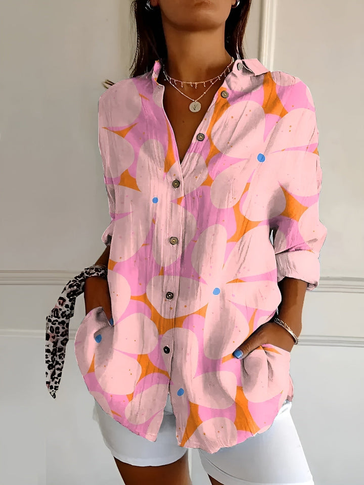 Roberta™ | CAMISA FLORAL RELAX FIT PERFECTA PARA CADA OCASIÓN