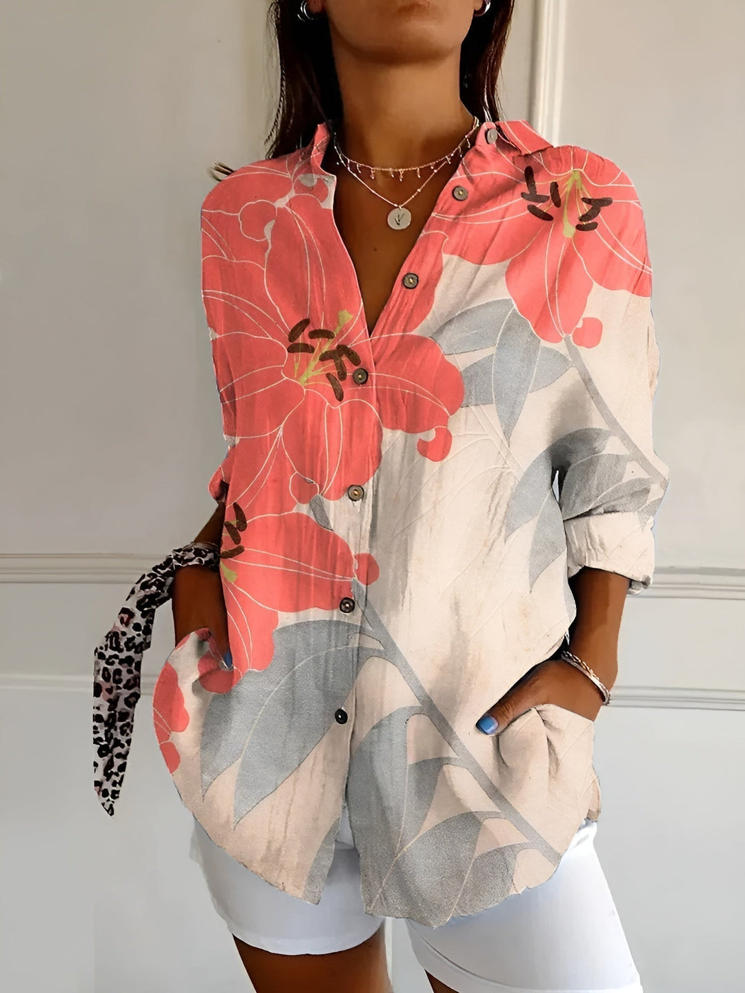 Roberta™ | CAMISA FLORAL RELAX FIT PERFECTA PARA CADA OCASIÓN
