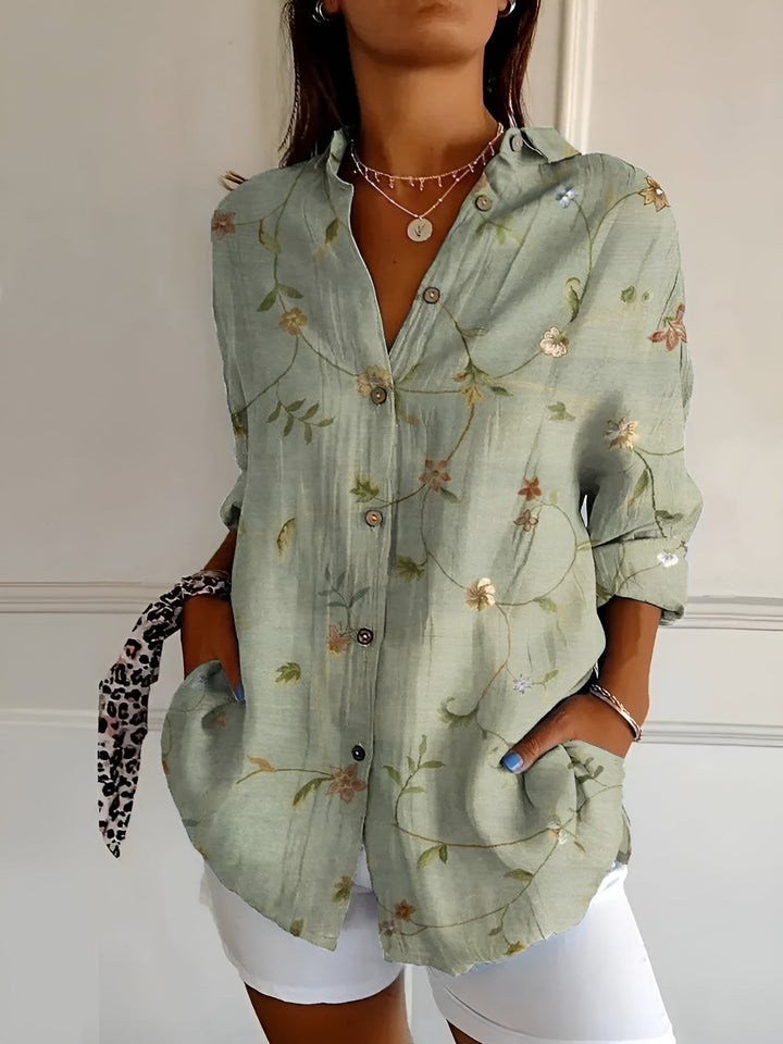 Roberta™ | CAMISA FLORAL RELAX FIT PERFECTA PARA CADA OCASIÓN
