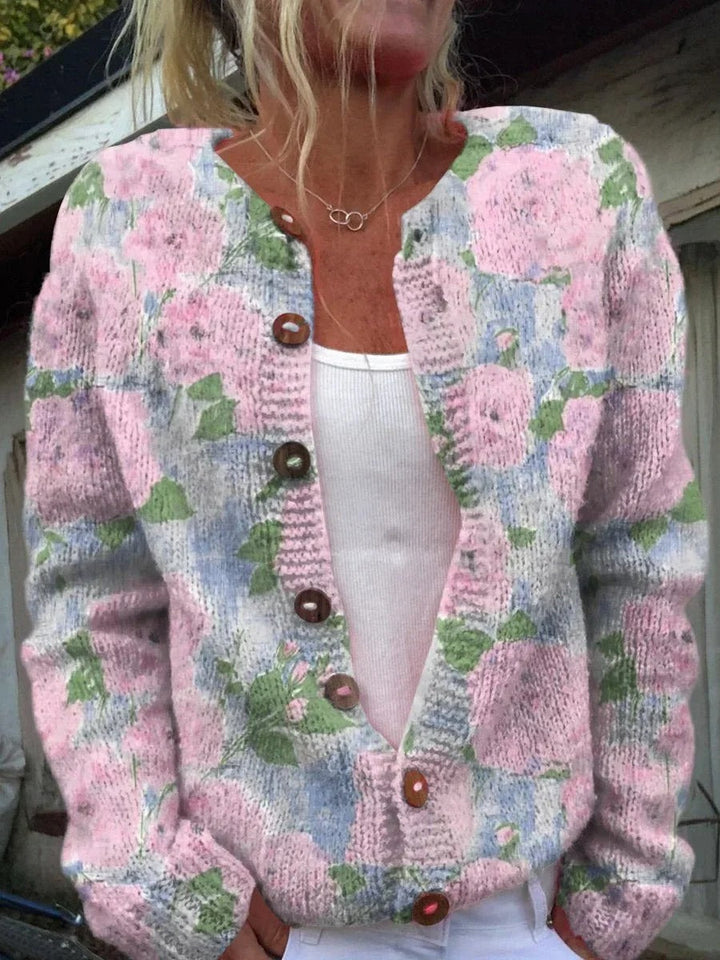 Zita™ | CÁRDIGAN FLORAL ELEGANTE