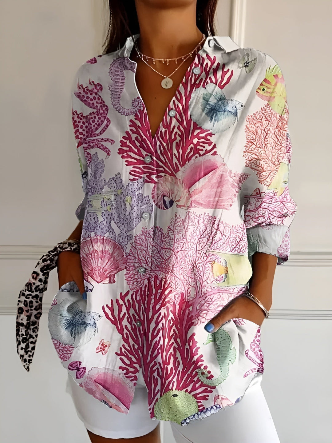 Roberta™ | CAMISA FLORAL RELAX FIT PERFECTA PARA CADA OCASIÓN